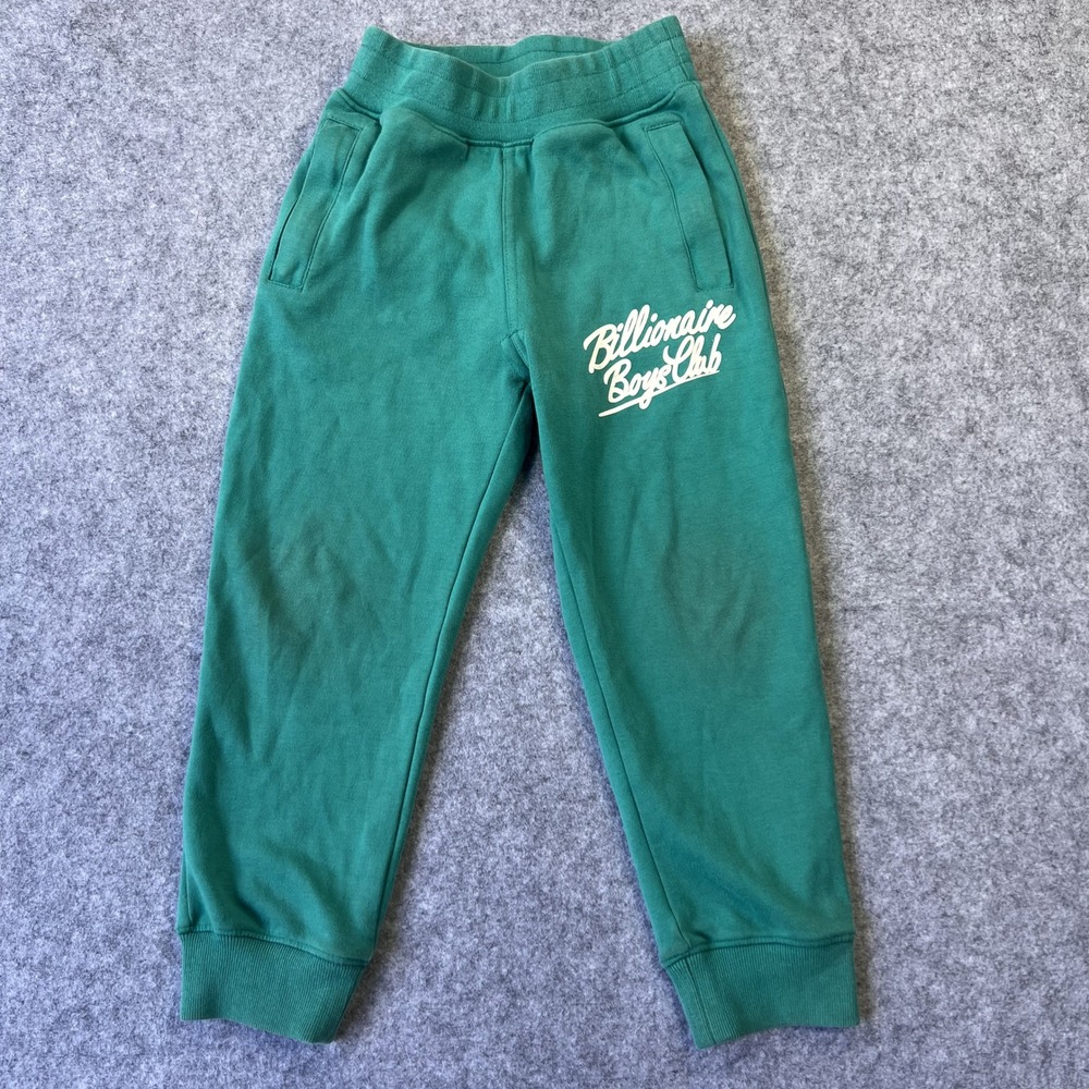 Billionaire Boys Club Script Logo Joggers 5/6 Green Cotton‎ Blend Sweatpants